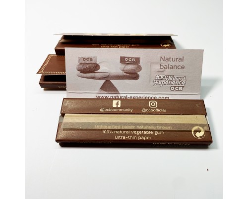 Бумага сигаретная OCB Virgin Paper Simple Unbleached 50 листов Бумага сигаретная OCB Virgin Paper Simple Unbleached 50 листов