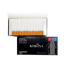 Гильзы для табака "KORONA" (Корона) Slim Menthol 6.5/15мм (250)